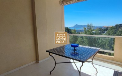 Schöne Wohnung in der Sierra de Altea mit Panoramablick